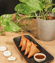 Onion Samosa - Tea Bites